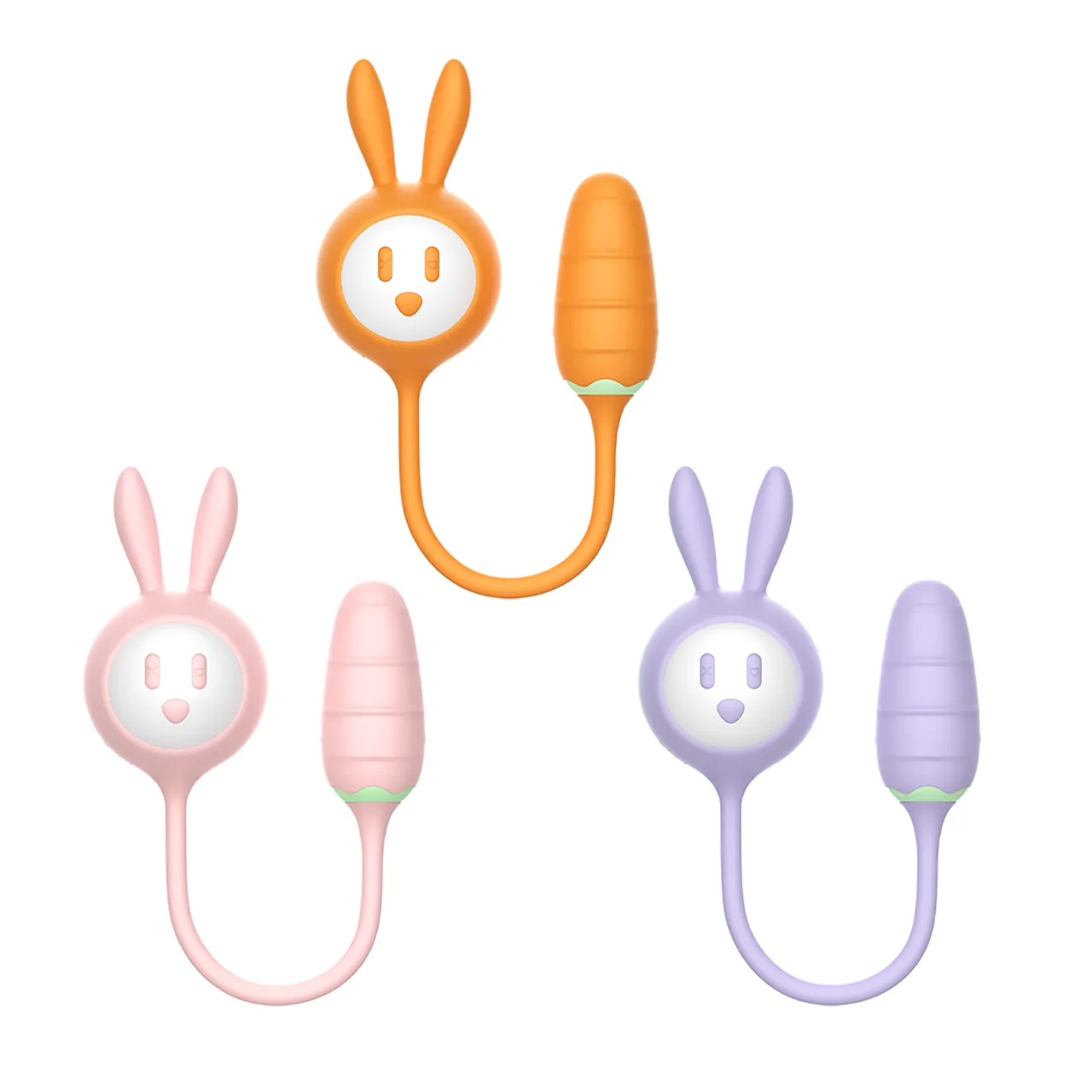 HMJ 2024 Easter Gifts Rabbit Female Clitoris Massage Licker Nipple Clamps Girl Cute Sex Toy Vibrating Silicone Carrot Vibrator 2