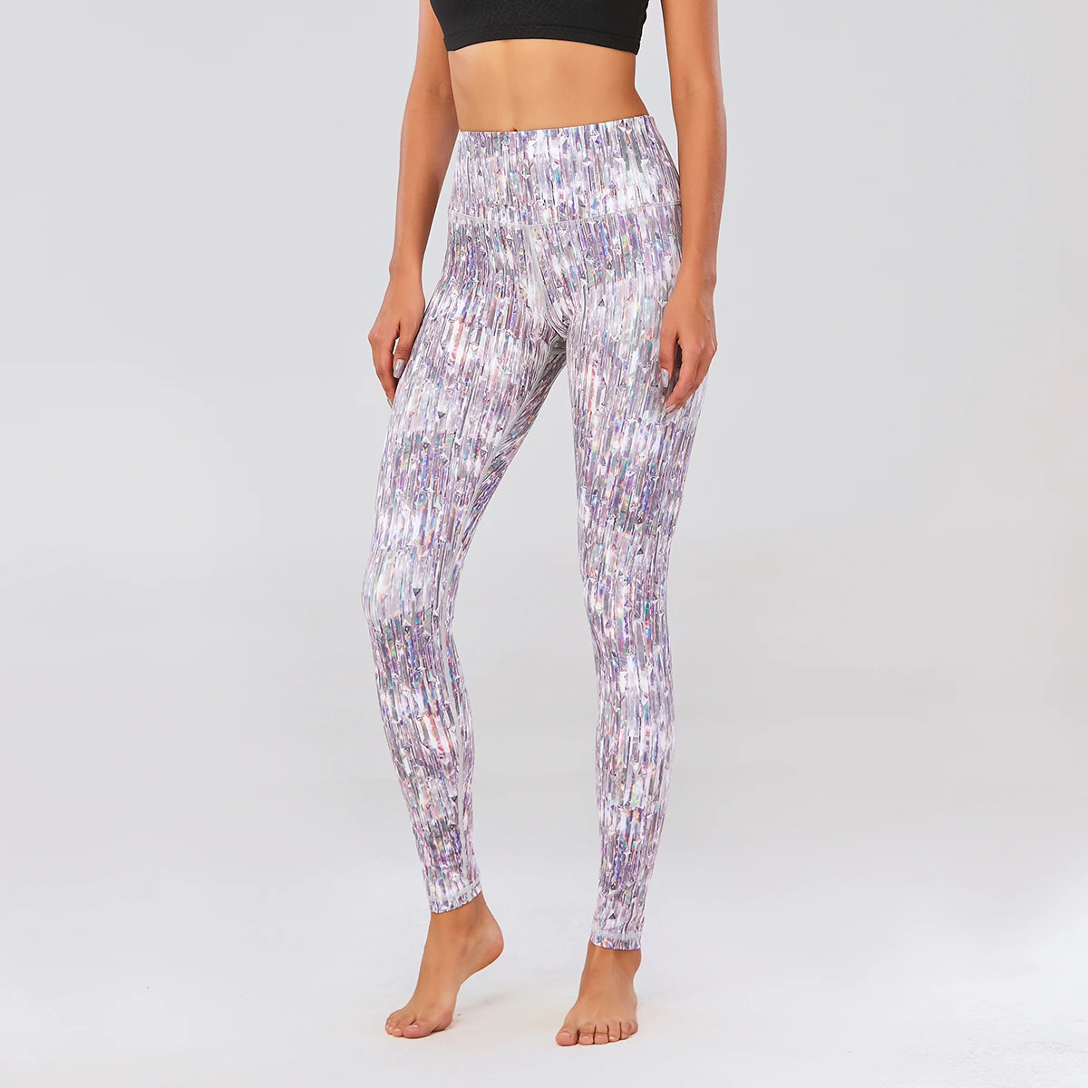 JIEJIN Custom All Over Graphic Print Women Running Sports Active Fitness Yoga Leggings