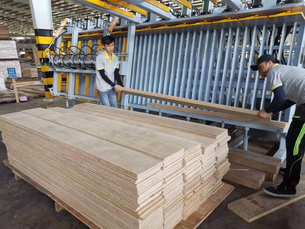 Automatic Wood Panel Composer Hydraulic Press Double Side Clamp Carrier