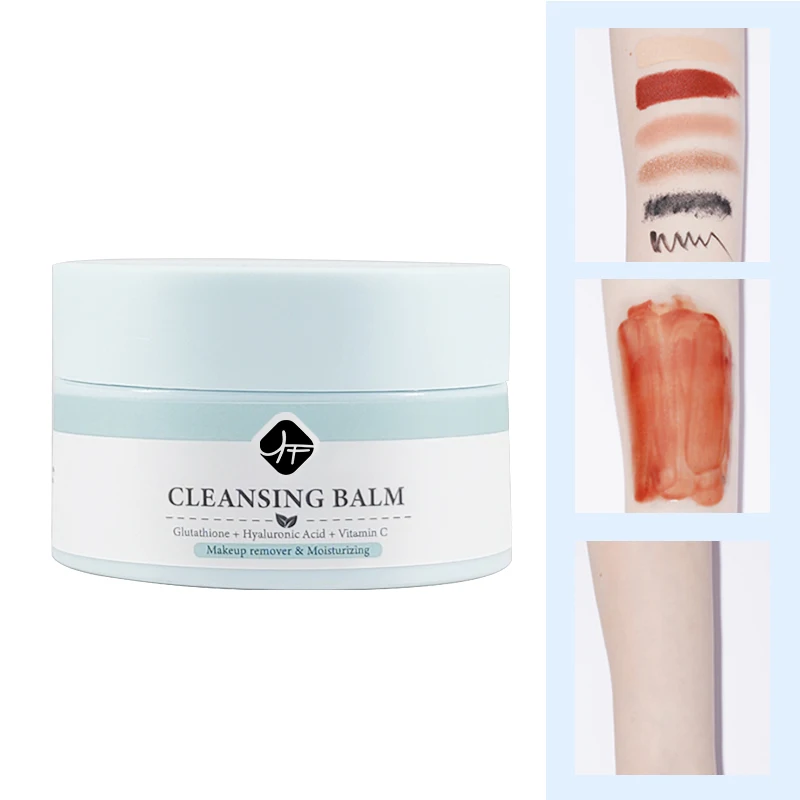 Private Label Skin Care Facial Cleanser Natural Makeup Remover - Glutathione Makeup Cleansing Balm Cosmetic