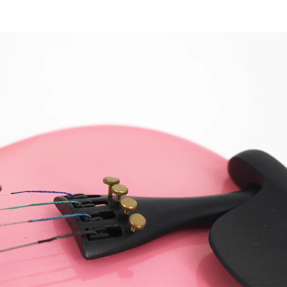 Tongling Pink Violin in stock Beginner Violin Solid Wood Violin