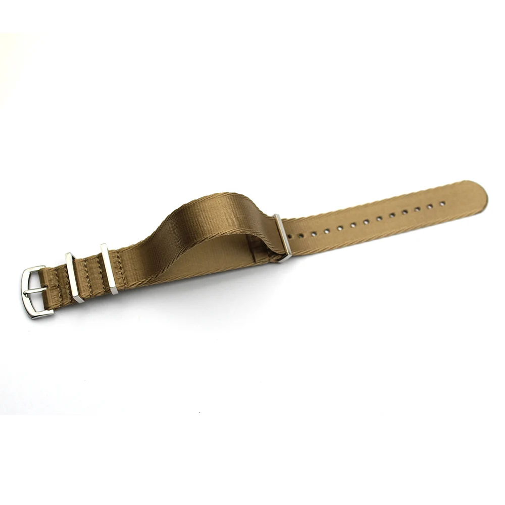 TOP10 Fabric Wrist Band Quality Khaki Nato Strap 20MM 22MM Nylon Watch Straps