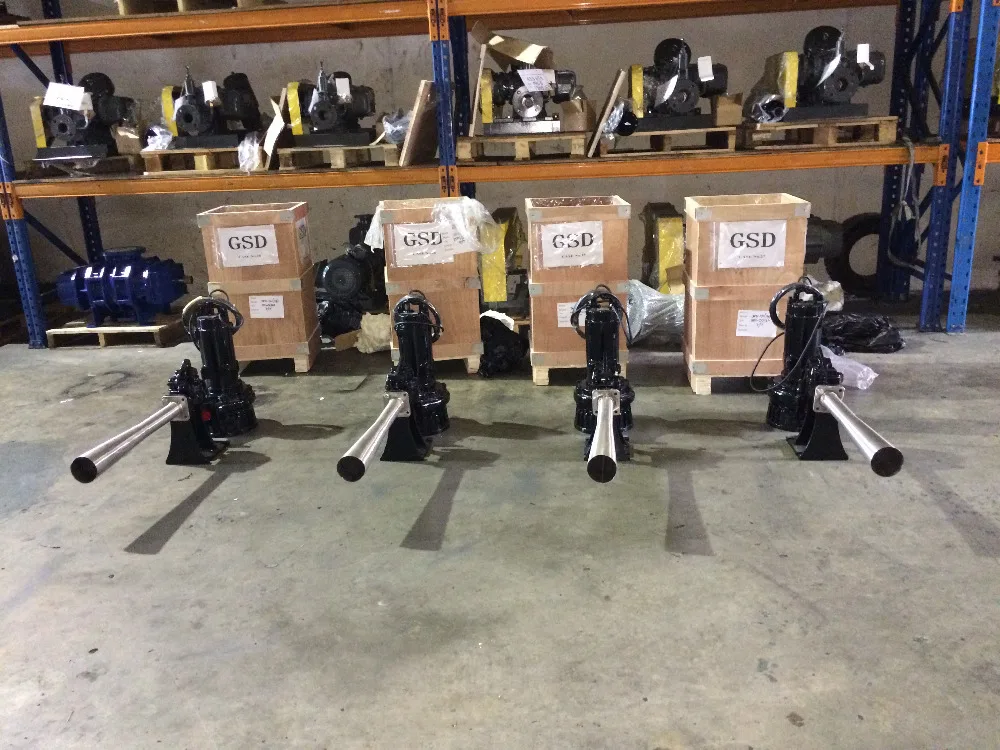 High efficiency Intensive mixing noise-free submersible jet aerator