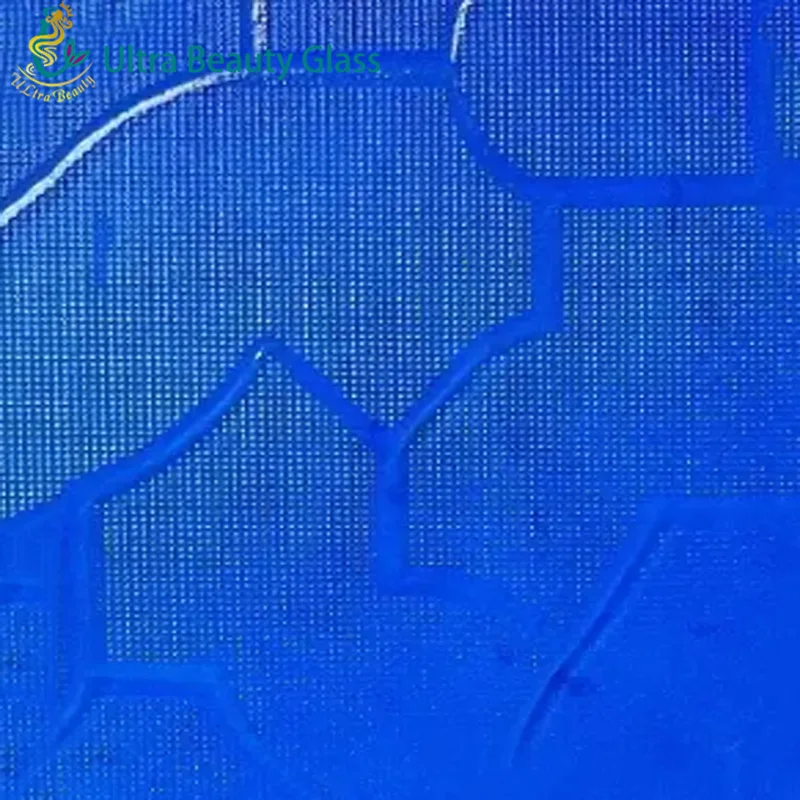 Clear karatachi decorative patterned figured glass 4mm 5mm 6mm