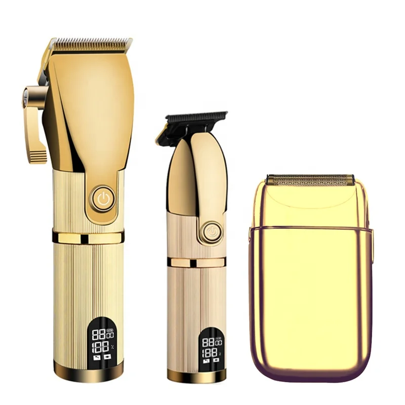 Barbershop Hair Clipper Professional Trimmer 2600mAh Haircut Machine 6500RPM Cordless Adjustable