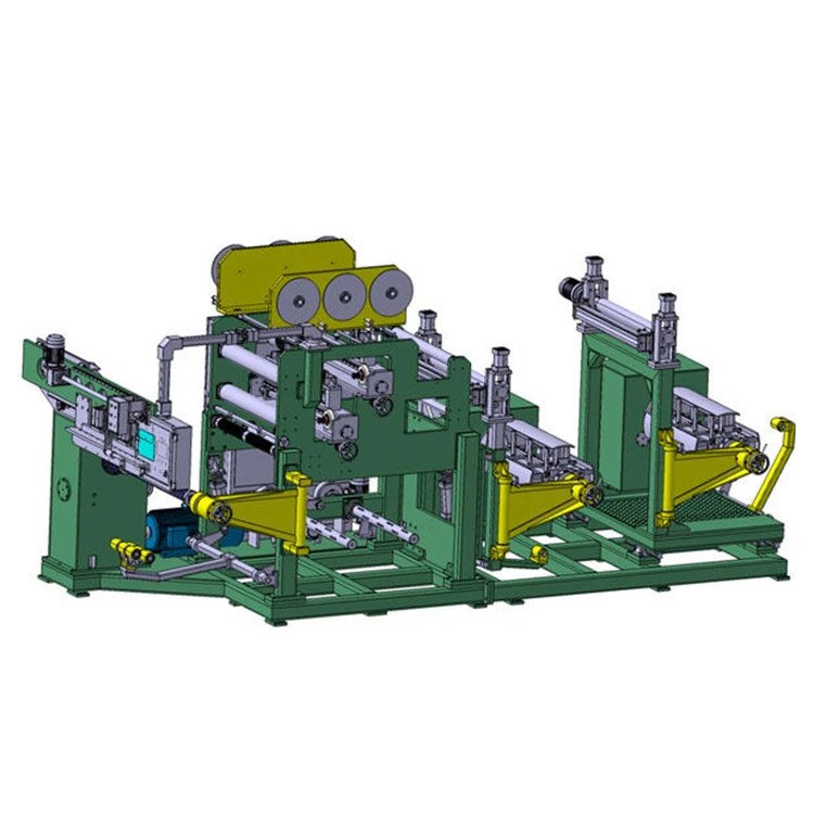 
copper al high quality double layers foil winding machine 