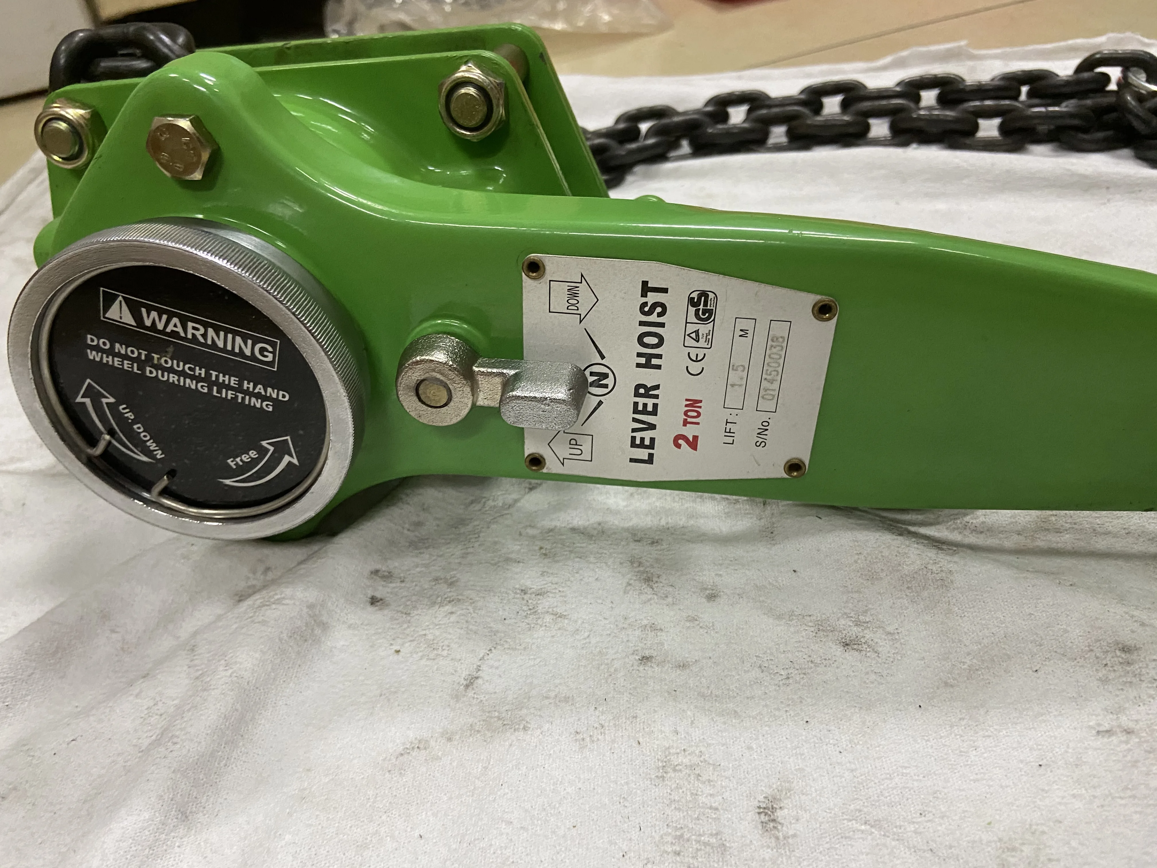 Z2LIFTING 0.75TX1.5M Lever Block/Hoist for Lifting
