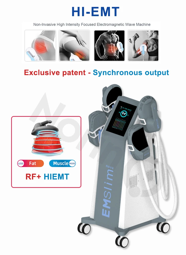 Новейшее устройство для сжигания жира Emslim Neo, устройство для снижения веса Emslim Nova с 4 ручками Neo Ems, устройство для снижения веса OEM