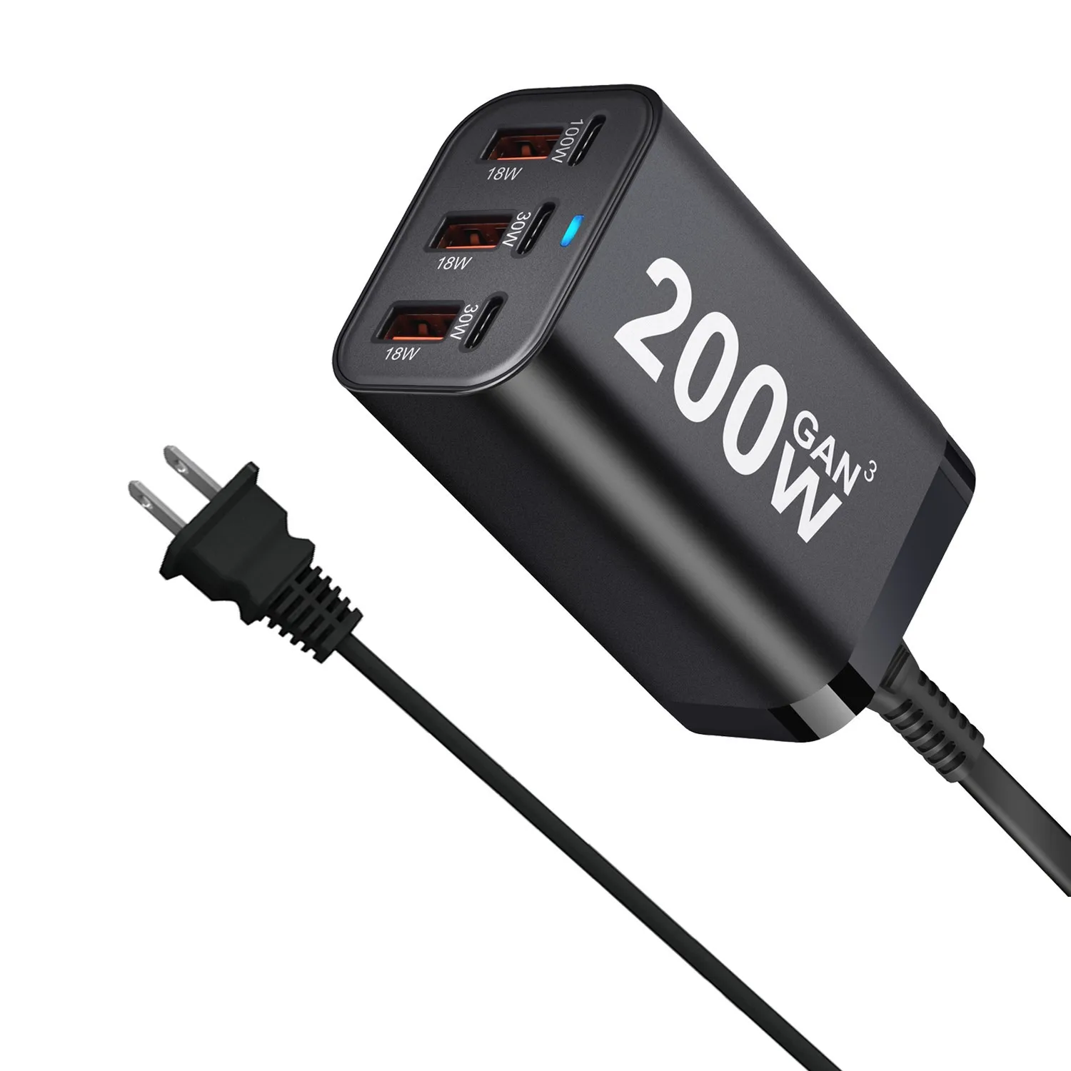 200W desktop super quick charger for Macbook pro iPad smart phones
