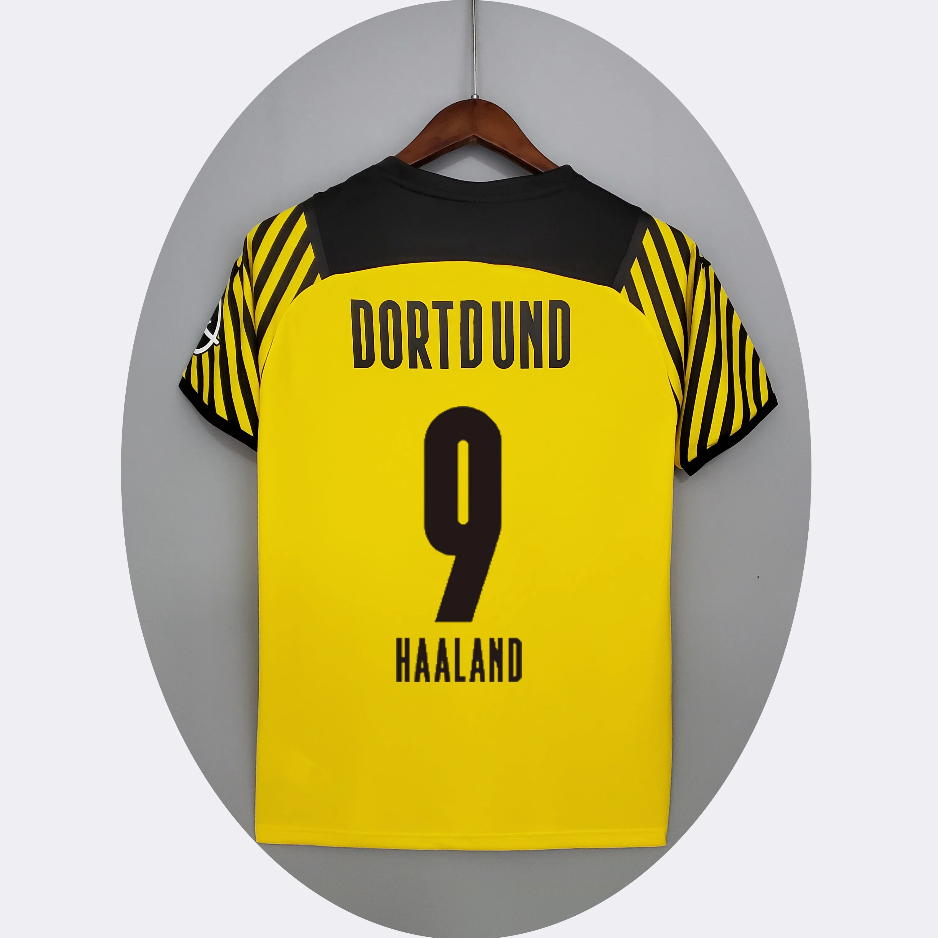 2022 new soccer wear DortmundS football jersey HAALAND soccer club uniform BorussiaS football uniforms Fan version jersey