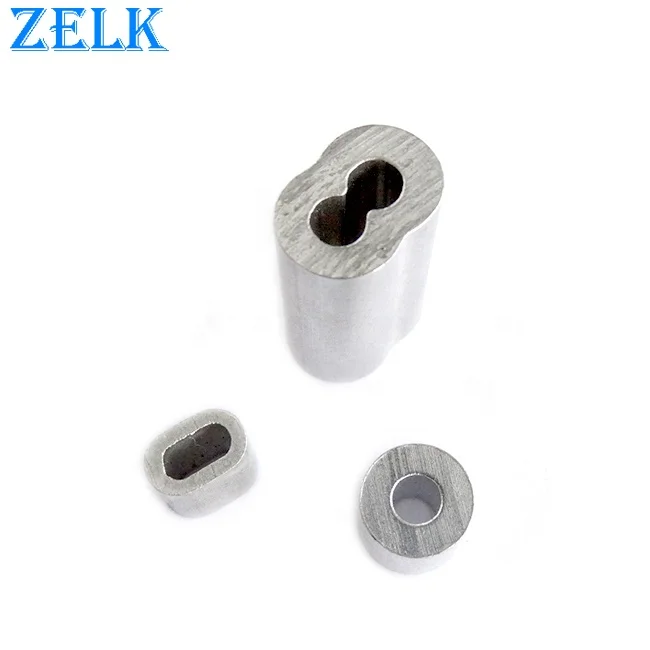 Aluminum Ferrule DIN3093 Oval Sleeve Wire Rope Clips