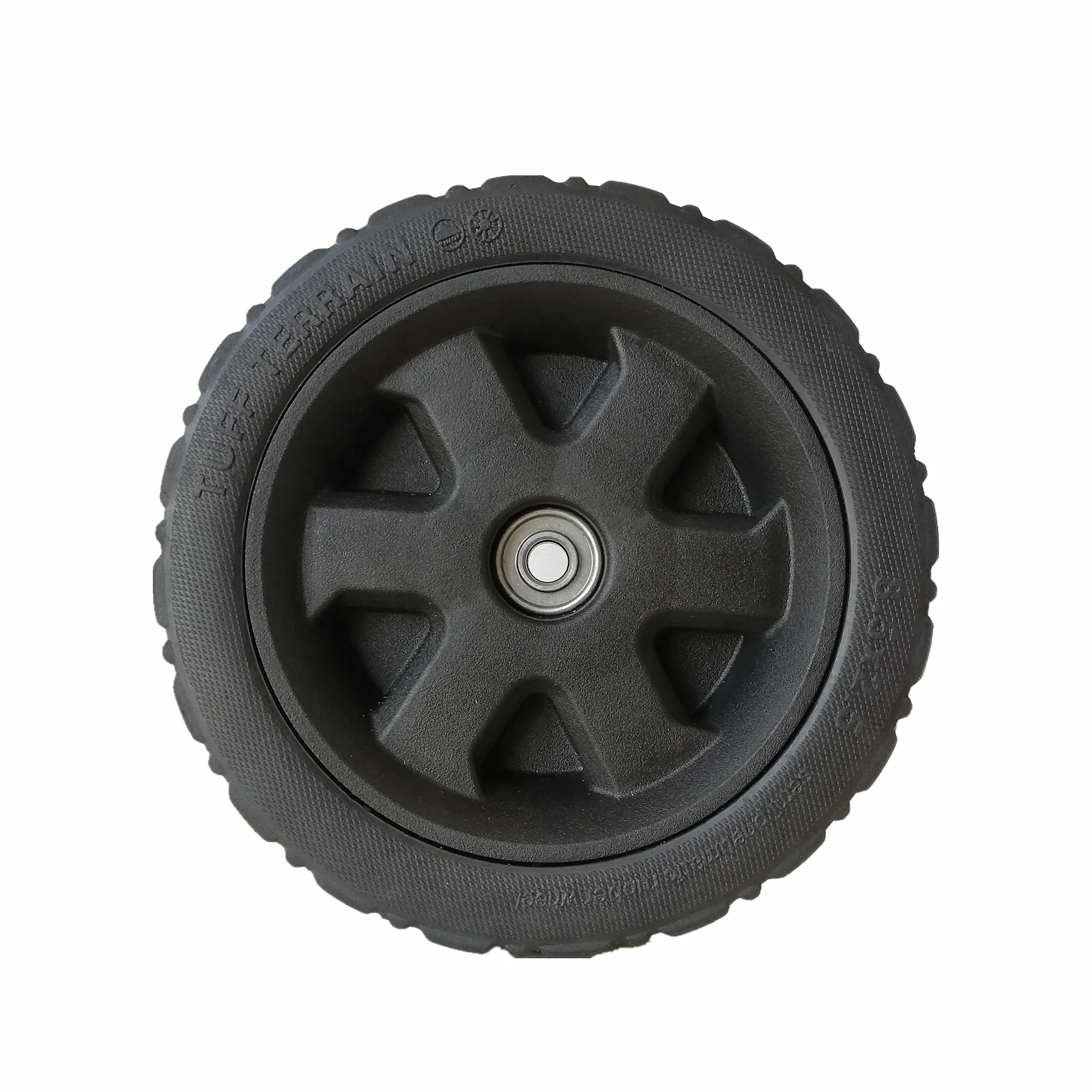 Rubber plastic wheel 8.5 inch semi pneumatic wheel for generator, tool storage box, tool chest, toolbox