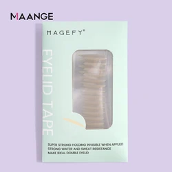 Maange OEM double eyelid stickers tweezers high quality invisible waterproof mesh Single-sided eyelid tape