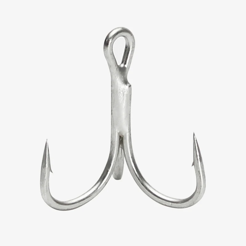 Wholesale 3X 8# - 2/0 high carbon steel treble fishing hooks