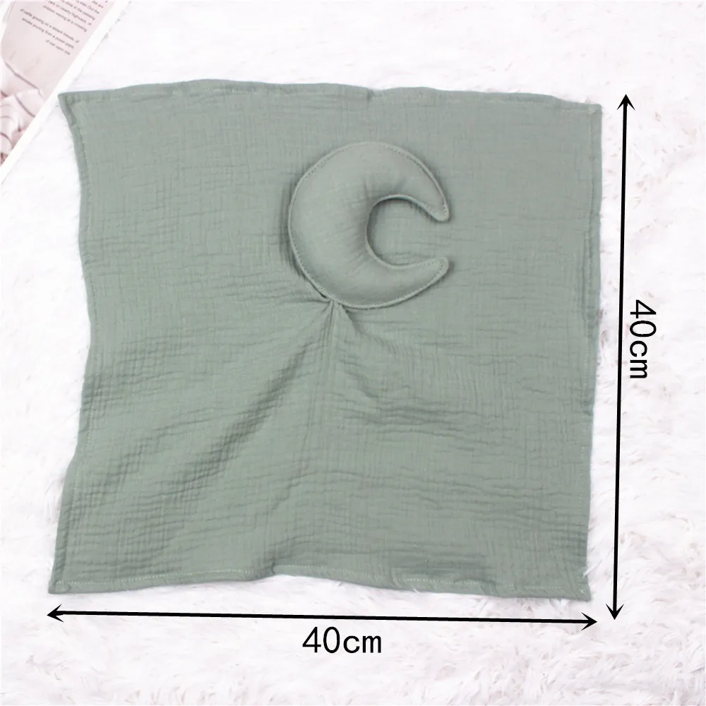 Cute Design Baby Blanket Infants Toy for Kid Comforter Baby Security Blanket Soft Muslin Cotton The Best Selling Newborn Woven