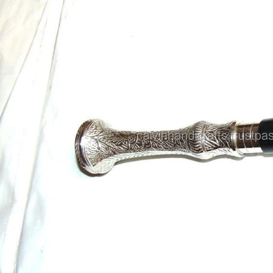 Wholesale Stylish Personalized Modern Handmade Elegant Classic Unique Round Emboss Handle Wooden Walking Stick