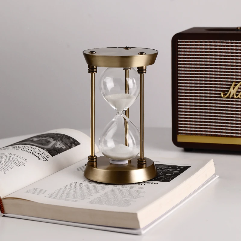 Hot Sale 30 Minutes Hourglass Sand Timer Half Hour Glass Sand Timer Sand Glass for Home Decoration