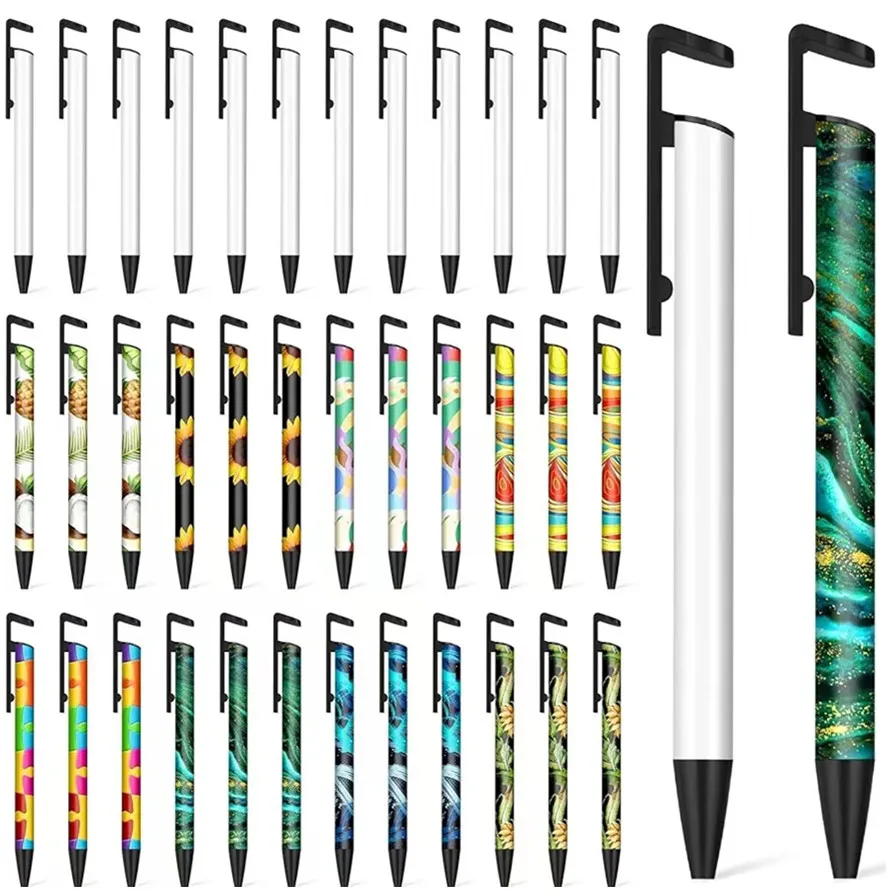 Customized Heat Press Printing blank white sublimation ball pen
