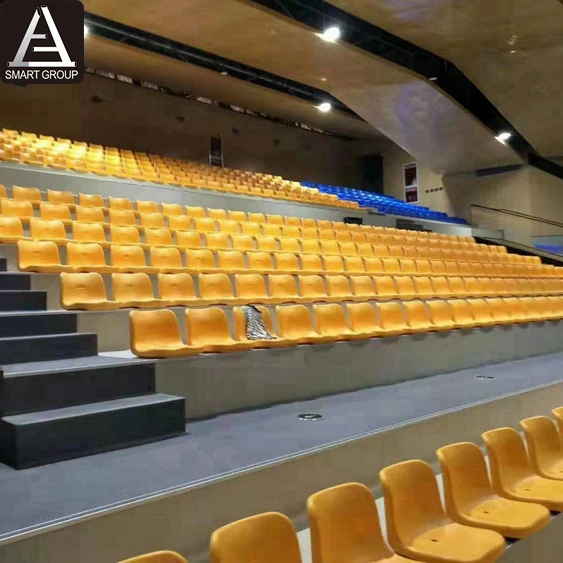 Permanent Bleacher Stadium Seats China Factory Price Plastic Stadium Chair With Back Seats For Stadium Gym Indoor