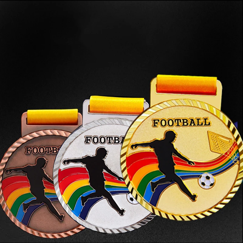Low MOQ Manufacturers Custom Trophies Sports Medals Plaques Marathon Games Event Listing Honor Medals