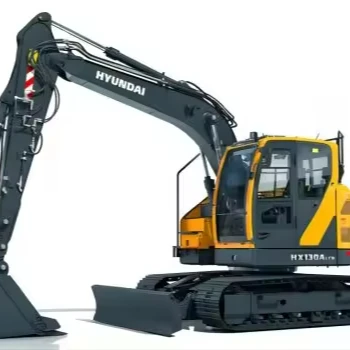 Hot Selling Spot Hyundai Hx130 Excavator For Sale Multifunctional And Cost-effective 13 Ton Tracked Hyundai Excavator