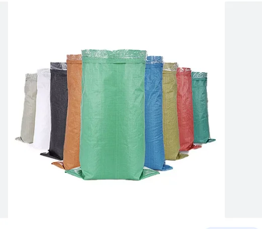 Multiple Sizes 25kg 50kg printable polypropylene woven flour sacks pp woven white rice packaging bags