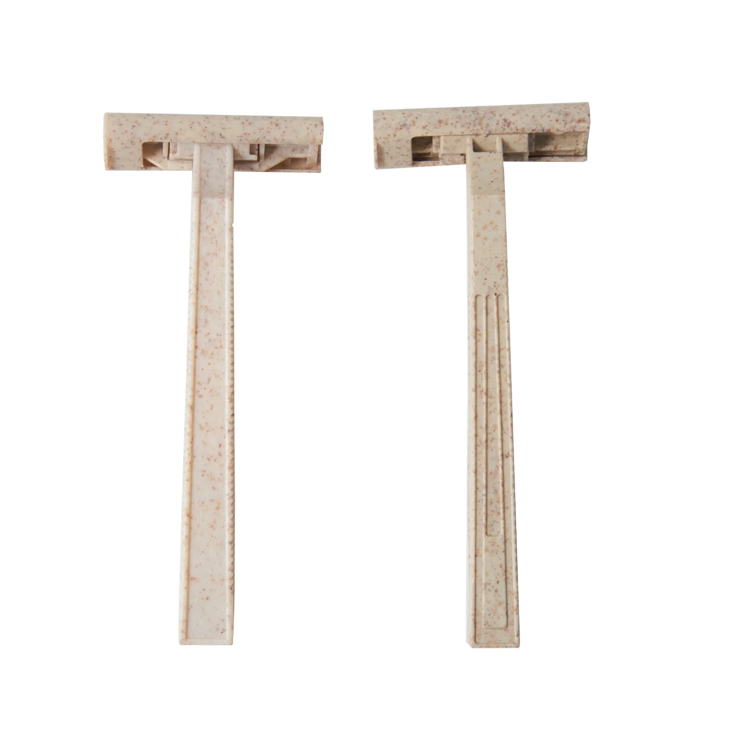 Eco Friendly wheat straw Razor Disposable tattoo Twin Blade Lady Body Hair Shaver Razors