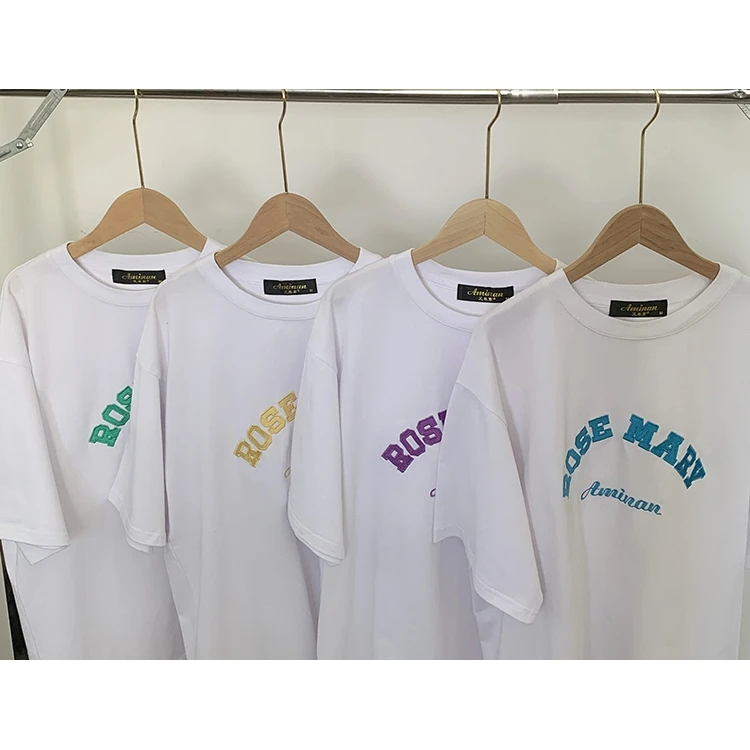 China Manufacturer Direct Sale Customized Fabric Oversized White T Shirt Suitable For Men And Women