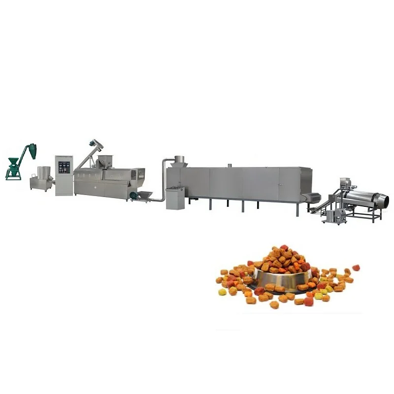 100-150kg/h Dog Food Production Line Feed Dry Dog Food Equipment For Sales Making Machine