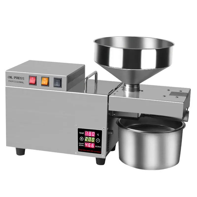 Screw Cold Press Oil Machine Edible Cooking Oil Extractor Home Use coconut oil press machine