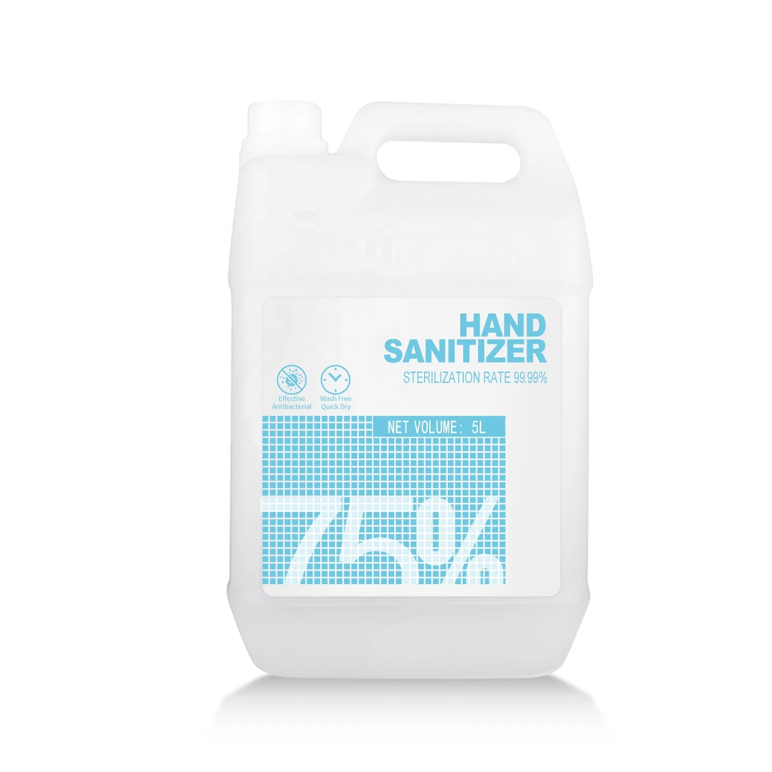 Professional bulk size 5L hand sanitizer gel alcohol antibacterial gel hand wash soap wholesale OEM manufacturer waterless