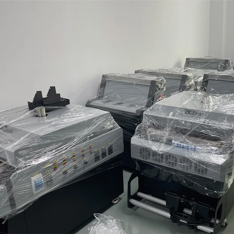 5 colors i3200 DTF printer cotton clothes printing machine 2/4 printer heads with powder shaker DTF printer