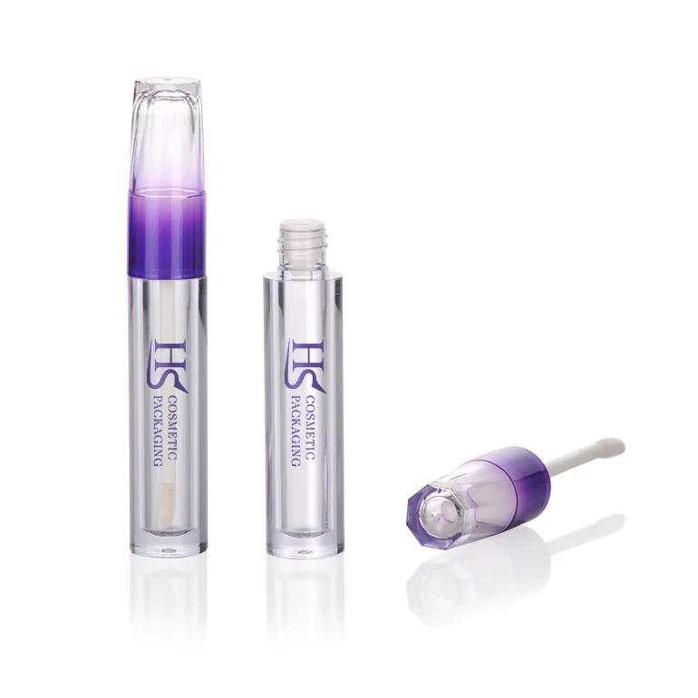 Innovation lip gloss tube with applicator empty liquid lipstick bottle plastic lip glaze tubes
