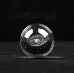 Factory sale crystal glass ball Personality pattern Pattern customization 75mm crystal ball