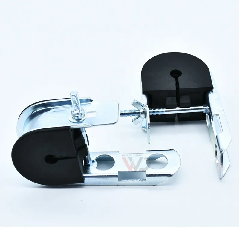 FTTH fiber cable clamp suspension J hook clamp electrical wire clamp