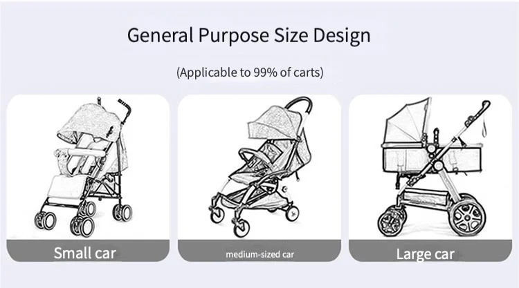 Baby supplies Daisy baby stroller mosquito net full cover type baby summer mosquito repellent