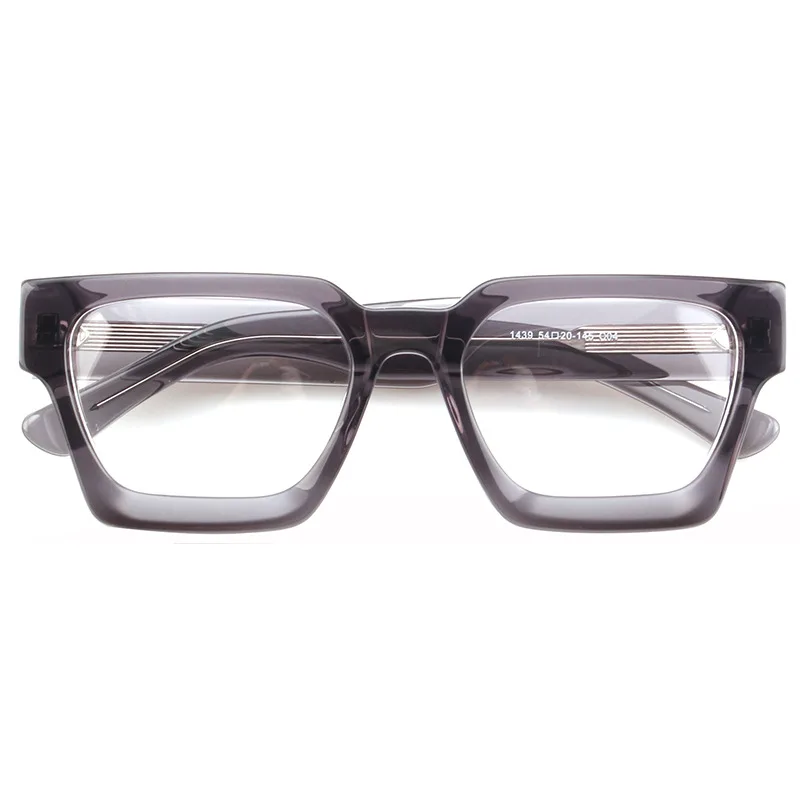 Customized Logo Fashion Optical Glasses Frame Men Wholesale Handmade Eyewear Retro High Quality Acetate Eyeglass Frame