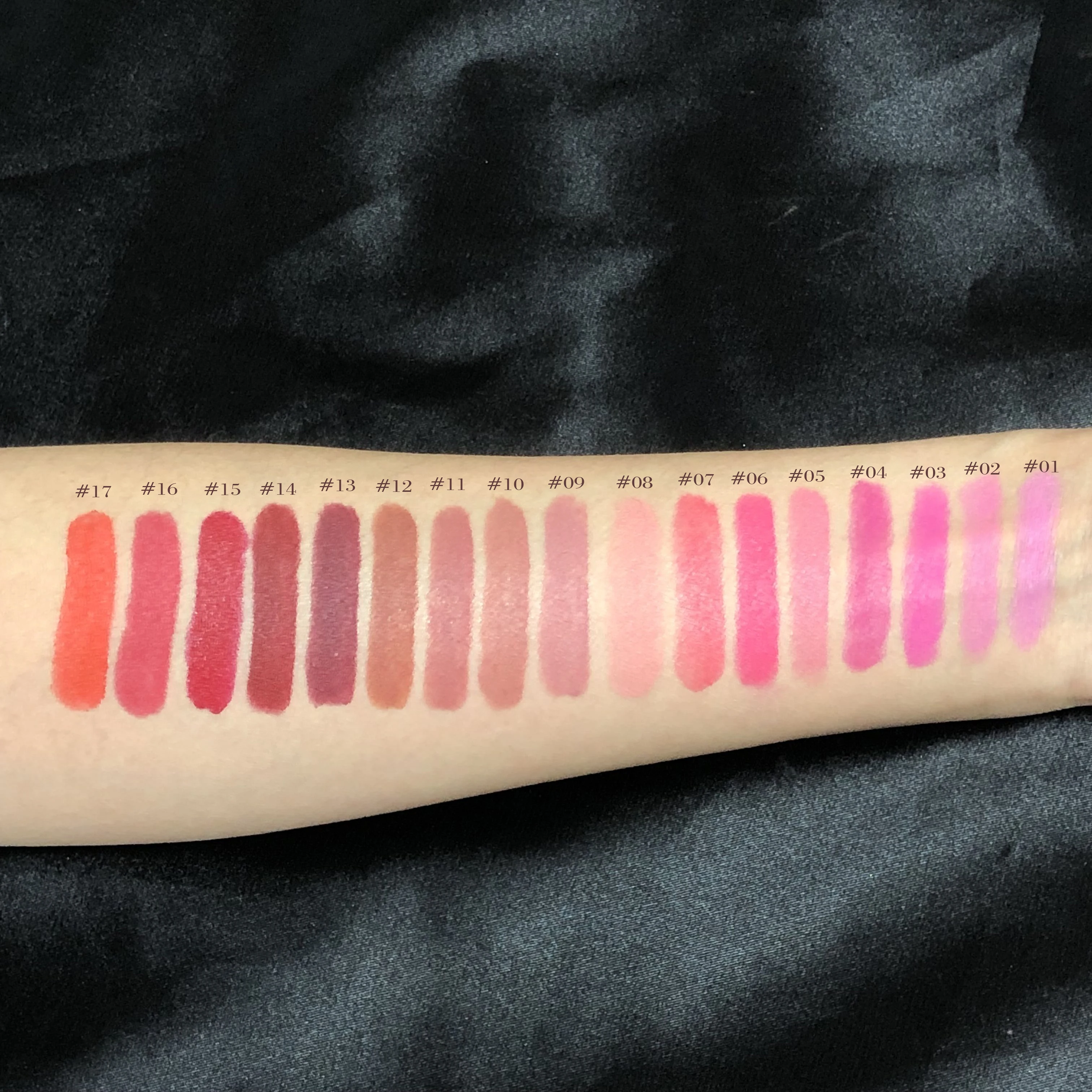 High pigment matte lipstick custom logo matte lipstick lip makeup vendor private label 17 shades lip crayon