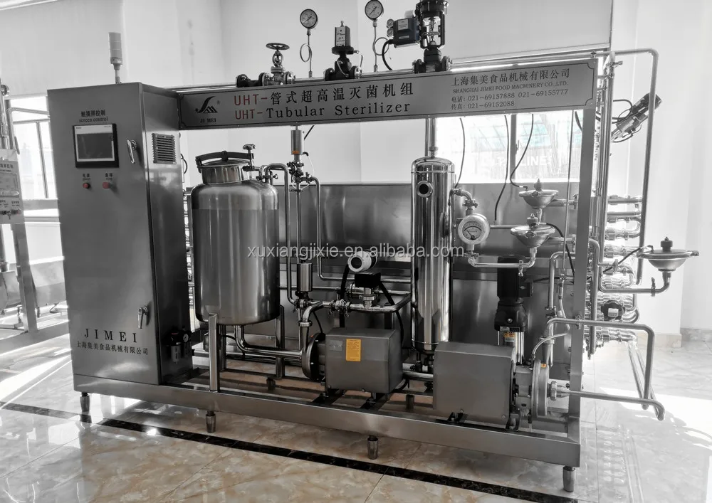 Sterilization Machine Ultra High Temperature Juice  Processing pasteurizer uht milk sterilizer machine