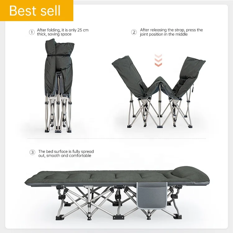 Folding Bed for Home Hotel Hospital Outdoor Use