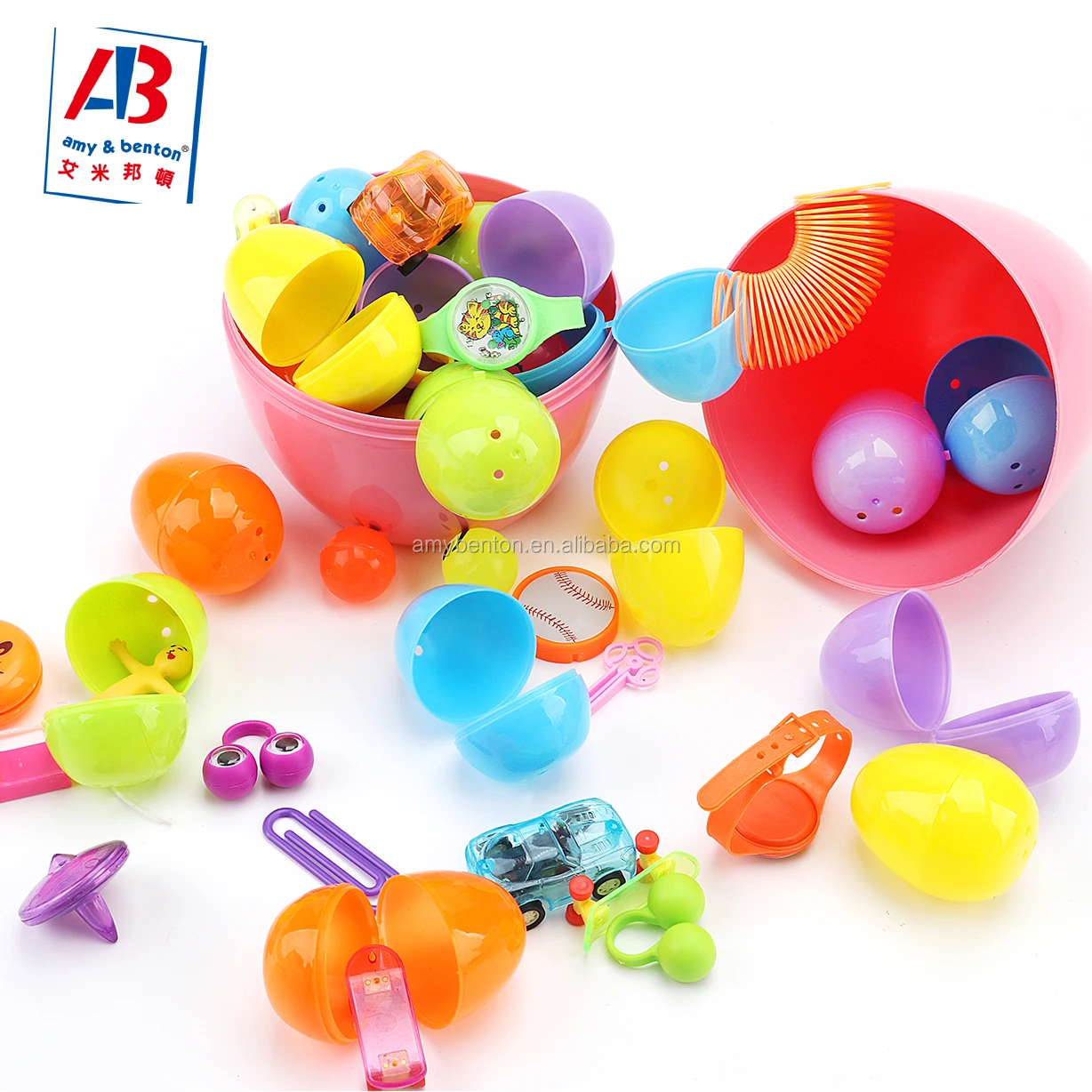 Hot Sale Bright Children Surprise Jumbo Plastic Easter Eggs