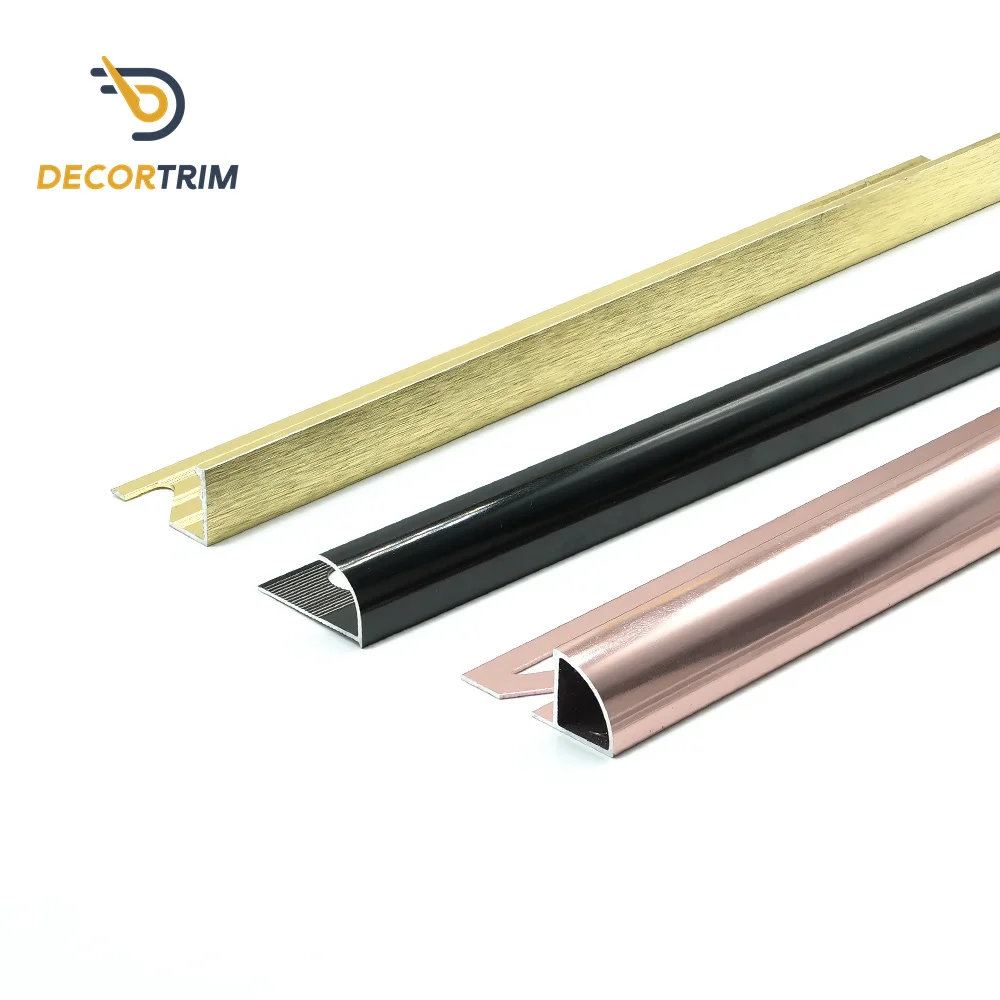 Prolink Metal Mirror Polished Stainless Steel Tile Accessories Metal Ceramic Corners For Marble Edge Aluminum Tile Trim