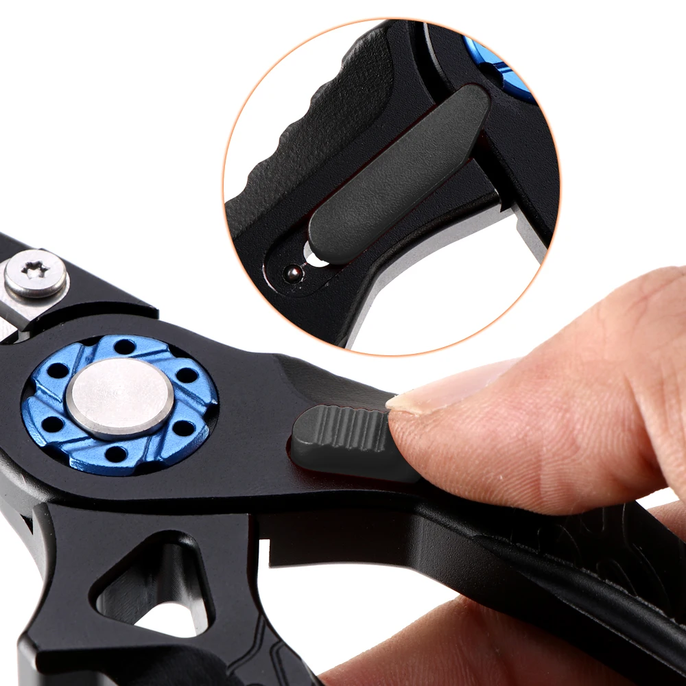 
New design creative fish plier fishing pliers multi-function fishing tackle tools gear with locking device 