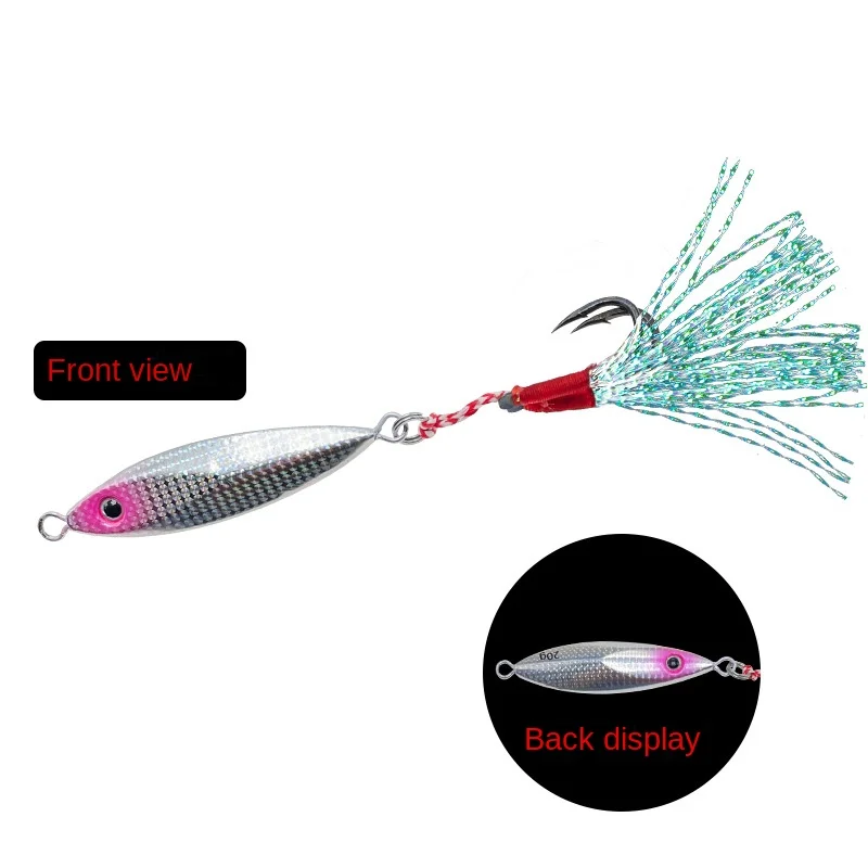 Japanese Luya Sequin Metal  Bait Hard Iron Plate Carp Cushion Freshwater Sea Fishing Attracts Pike Trout Far-Cast Lead Fish