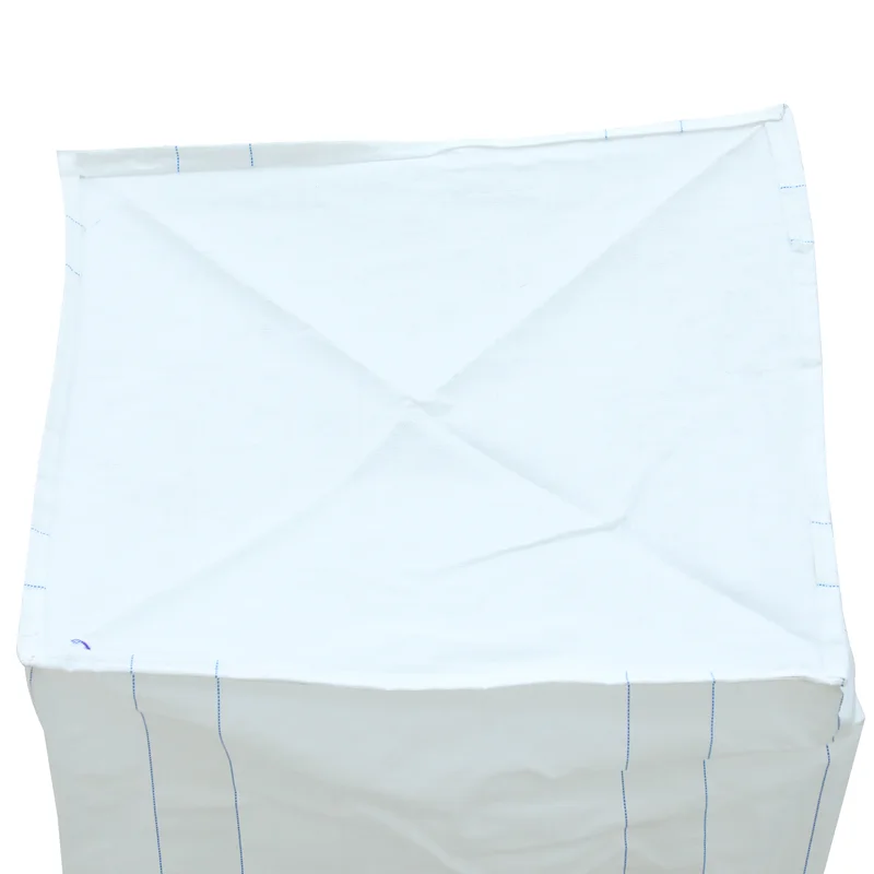
1 ton bulk bags top skirt FIBC first builders pp jumbo big bag 500kg 1000kg 1200kg big building plastic bag for gravel 