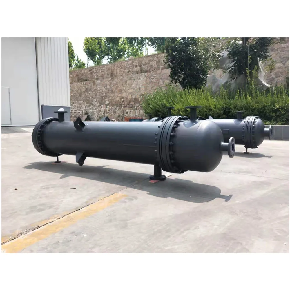 Evaporative Cooling Condenser Hydraulic Shell And Tube Heat Exchanger For Heat Pump
