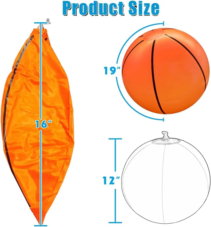 Wholesale Plastic Inflatable Basketball Pvc Beach Ball For Kids