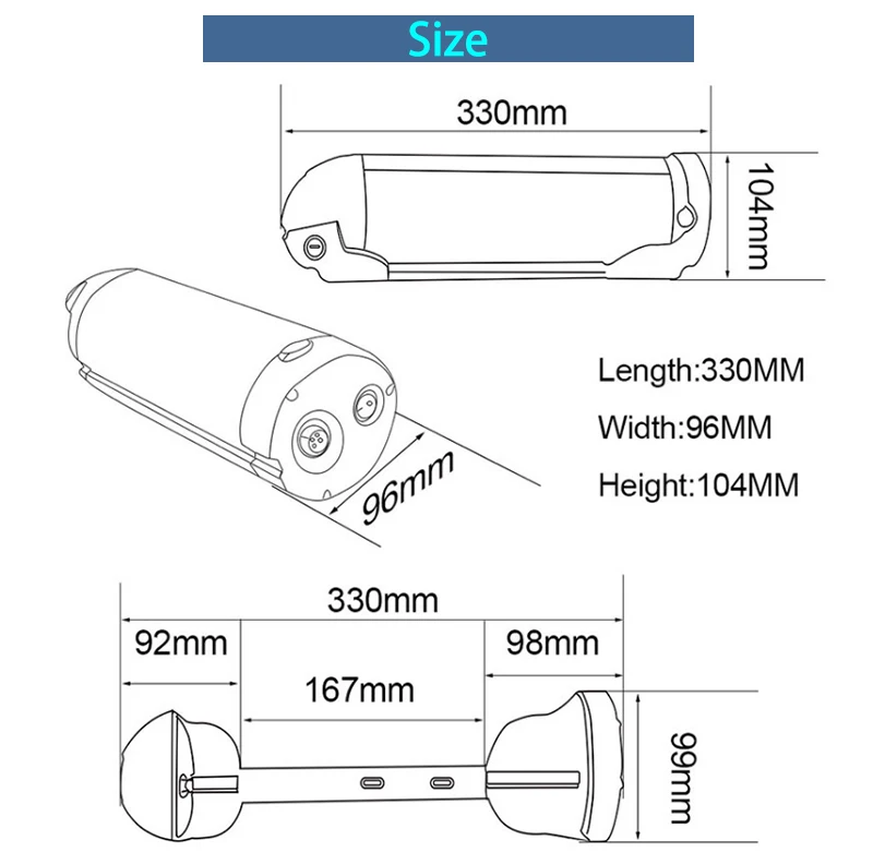 Oct  bottle battery 24v 36V 8ah Water Bottle Electric Bike Batteries Pack for 250W--350W Motor Mountain Bicycle Ebike