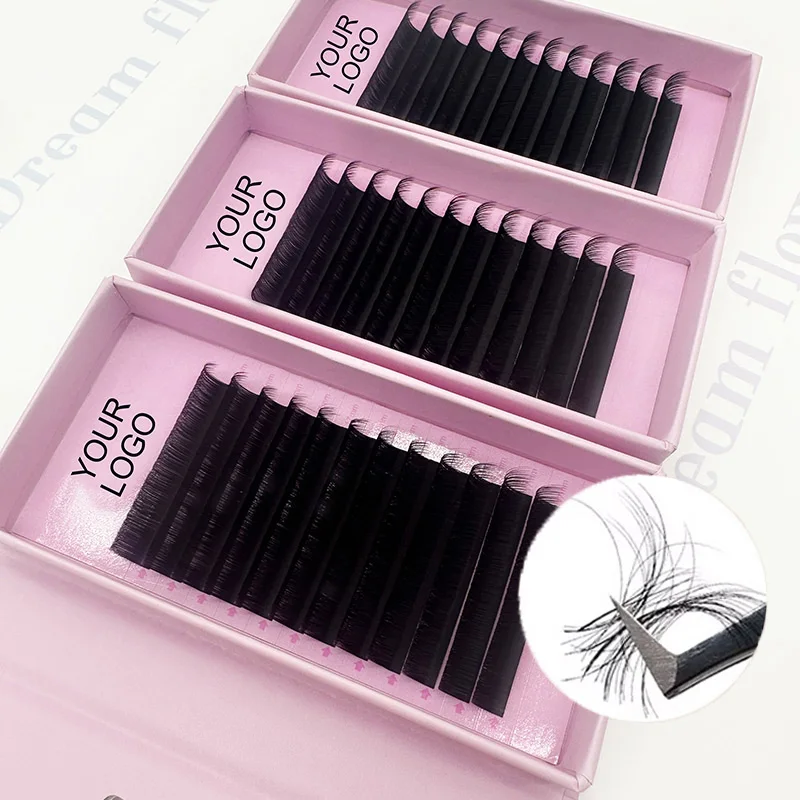 Mega individual eyelash extensions professional lash extensions vendor private label lash trays