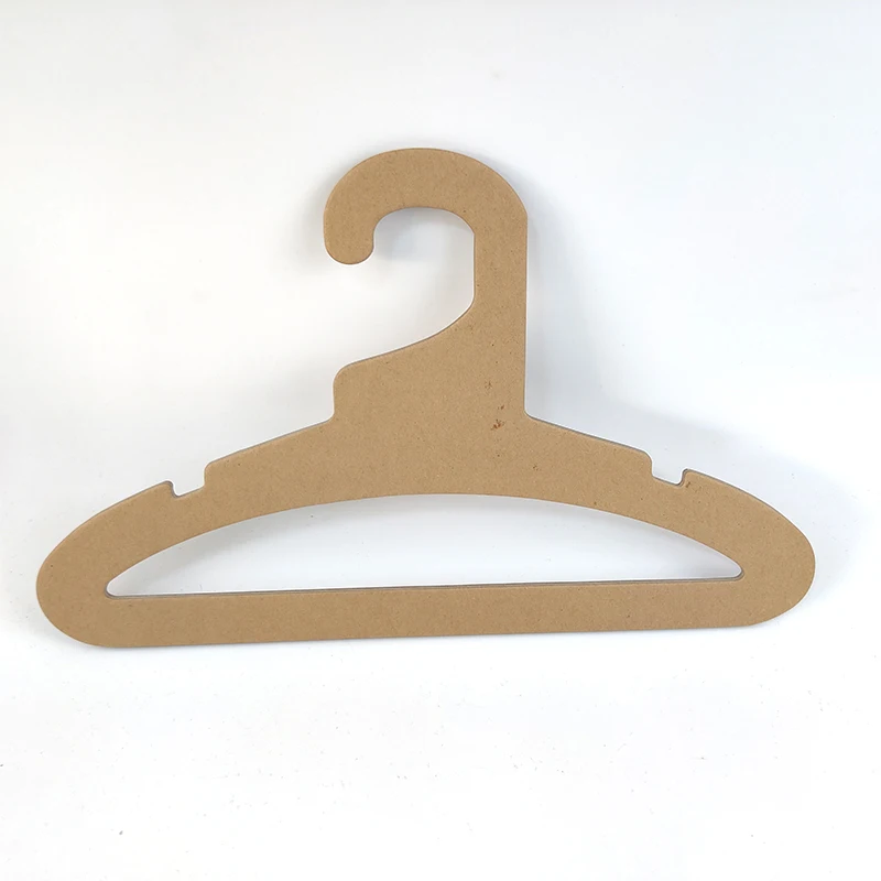 Customized Design Eco Recyclable Paper Cardboard Scarf Hangers Children Clothes Hangers for Baby